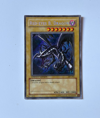 Yugioh Red-Eyes B. Dragon BPT-005 Secret Rare Limited Edition NM-image