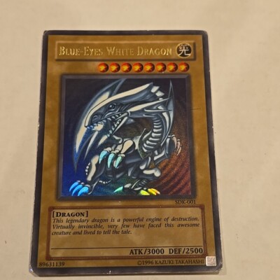 Yu-Gi-Oh! TCG Blue-Eyes White Dragon Kaiba SDK-001 Unlimited Ultra Rare HP-image