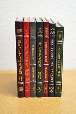 Easton Press Nice Set of Famous Plays - Shakespeare/Albee/Wilder ++  S/7 *MINT*-image
