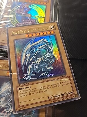 Yu-Gi-Oh! 2002 Blue-Eyes White Dragon SDK-001 1st Edition Ultra Rare -image