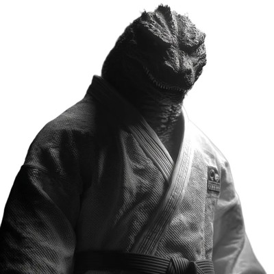 Classic Godzilla Bjj Vinyl Car Decal Sticker – Waterproof & UV-Resistant-image