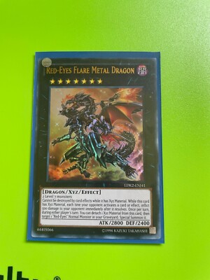 Red-Eyes Flare Metal Dragon Unlimited Edition Ultra Rare LDK2-ENJ41-image