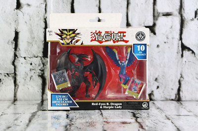 Konami Yu-GI-Oh Red-Eyes Black Dragon & Harpie Lady 3.75