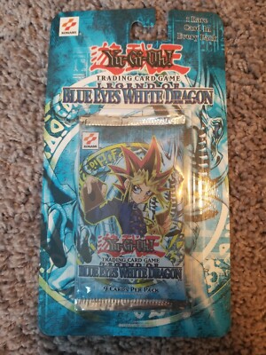 Yu-Gi-Oh Legend Of Blue Eyes White Dragon Blister Pack Original 2002-image