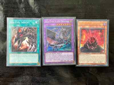 Yugioh Complete Red-Eyes Black Dragon Deck! Dark Dragoon Insight **HOT** + Bonus-image
