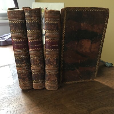1821 The Poetical Works of James Montgomery in Three Volumes - Lovely Set -image