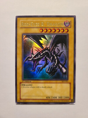 Red Eyes B. Dragon - SDJ-001 - Ultra rare - 1st edition - HP-image