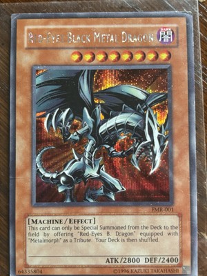 Yu-gi-oh Red eyes black metal dragon FMR-001 - slightly used card-image