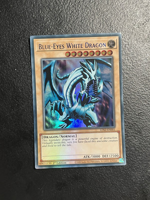 YuGiOh! Blue-Eyes White Dragon LDS2-EN001 ULTRA RARE HOLOFOIL NM 1ST ED (blue)-image