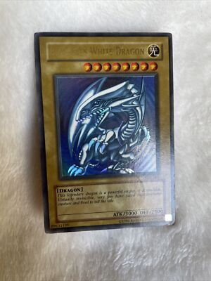 Blue-Eyes White Dragon SDK-001 Holographic Yugioh TCG-image