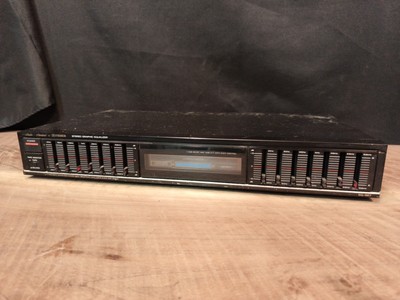 Fisher EQ 867 Stereo Graphic Equalizer Tested/Working  - Exterior Damage-image