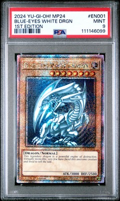 2024 YU-GI-OH! MP24-25TH ANV TIN: DUELING MIRRORS BLUE-EYES WHITE DRAGON PSA 9-image