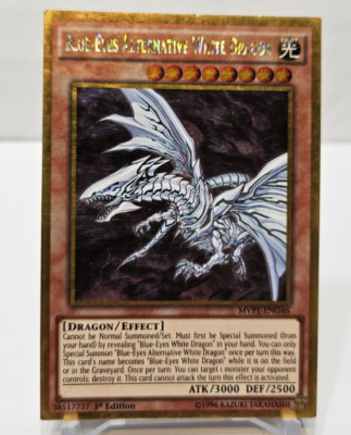 Blue-Eyes Alternative White Dragon MVP1-ENG46 Gold Rare 1st Edition Yugioh 6272-image