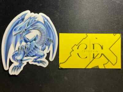 Blue-Eyes White Dragon Waterproof Sticker 3.2'' x 3.5'' | Yu-Gi-Oh!-image