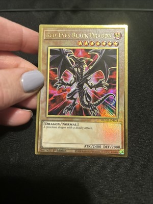 Red-Eyes Black Dragon MGED-EN003 Maximum Gold: El Dorado 1st Edition Near Mint-image