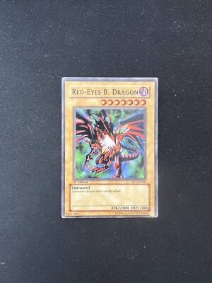 Yu-Gi-Oh! TCG Red-Eyes B. Dragon Structure Deck SD1-EN002 1st Edition Common-image