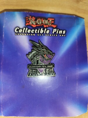 Yu-Gi-Oh! Pin Red Eyes Black Metal Dragon 2003 Upper Deck 8B-D-image