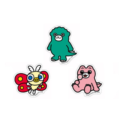 Chibi Godzilla Sticker Set CA TOHO Godzilla Store Japanese Character Monster-image