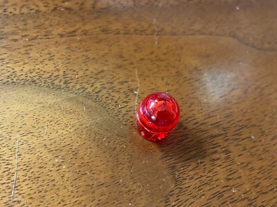 New Fisher KX-200 Replacement RED Plastic Light Jewel-image