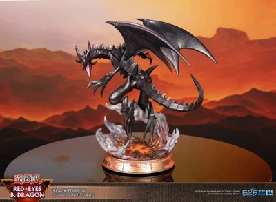 Yu-Gi-Oh! - Red Eyes Black Dragon (Black Edition) PVC Statue  [OE]-image