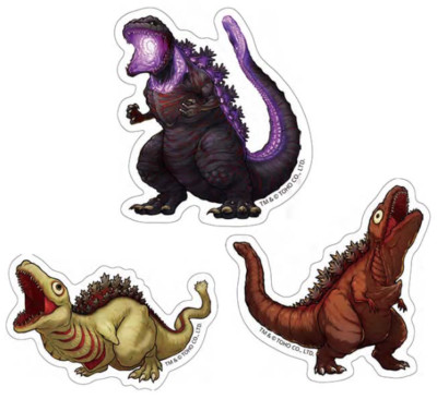 Godzilla Sticker Set BC Japan NEW-image