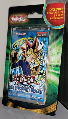 YuGiOh Legend of Blue Eyes White Dragon Booster Pack & Bonus Cards NEW & SEALED!-image
