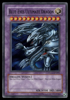 Yugioh! Blue-Eyes Ultimate Dragon DLG1-EN001 Super Rare MP-image