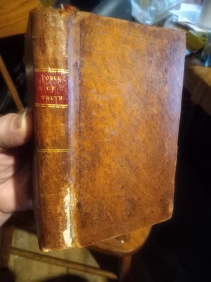 1814 THE FORCE OF TRUTH SPIRITUAL AUTOBIOGRAPHY BY THOMAS SCOTT - BOSTON ED!-image