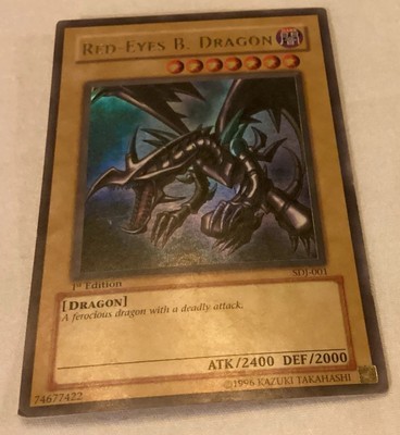 Red - Eyes B. Dragon 1996  1st Edition Yu-Gi-Oh!   74677422 Kazuki Takahashi -image