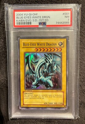 Blue Eyes White Dragon PSA Graded-image