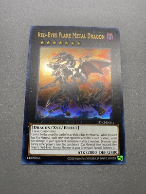 Yu-Gi-Oh! Red-Eyes Flare Metal Dragon Unlimited Ultra Rare LDK2-ENJ41 NM/M -image