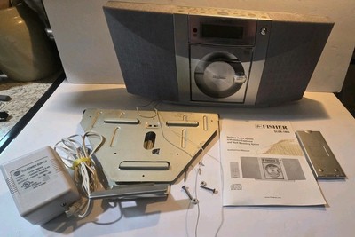 Fisher Slim-1800 Descktop Audio System With Under Cupboard And Wall Mounting-image