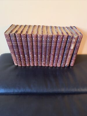 Stoddard’s Lectures 1897 Complete 15 Volumes Set(10 Vol +5 Suppl) Leather HC-image