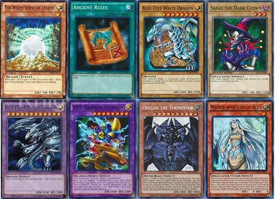 Yugioh Seto Kaiba Complete Deck - Blue-Eyes Ultimate Dragon  - Obelisk 42 Cards-image