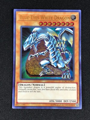 YUGIOH BLUE-EYES WHITE DRAGON LCKC-EN001 ULTRA-image