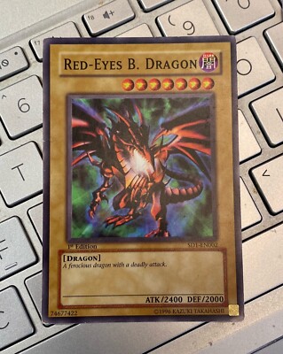 Yugioh Red-Eyes B. Dragon (SD1-EN002) 1st edition LP-/NM-image