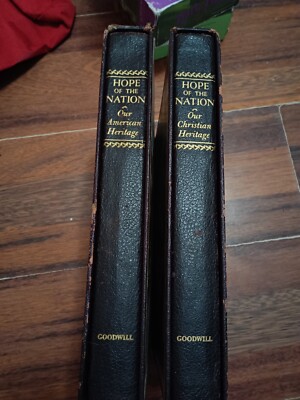 Leather Bond Set Hope of The Nation  Our Christian Heritage And Our American...-image