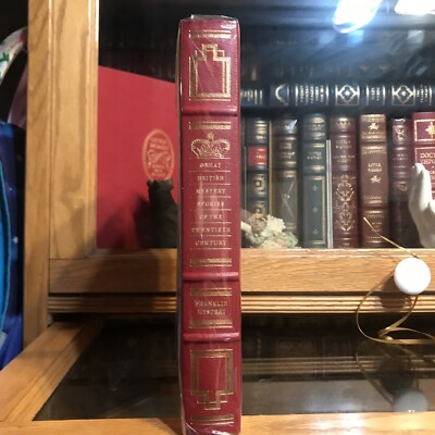 BRITISH MYSTERIES OF THE20TH CENTURY FRANKLIN LIBRARY MYSTERY-LEATHER W/BOOKMARK-image