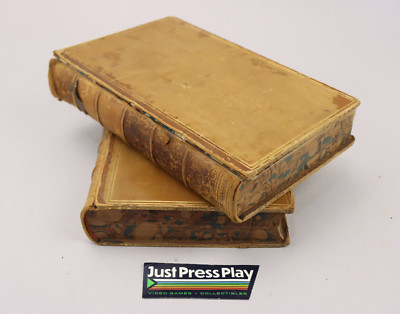 History of France Jules Michelet Vol. I & II Set 1840s English Leather Scarce!-image