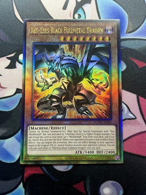 YUGIOH Red-Eyes Black Fullmetal Dragon ROTA-AE005 - ULTIMATE RARE Asian-English-image