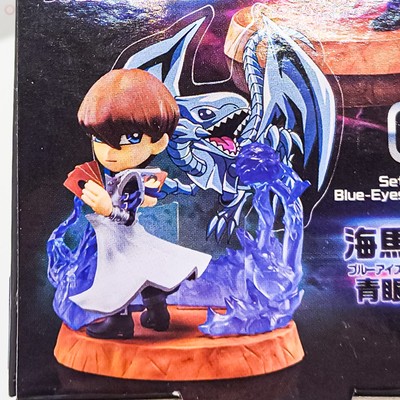 Yu-Gi-Oh! BLUE-EYES WHITE DRAGON SETO KAIBA Duelist Figure Collection Yugioh Re--image