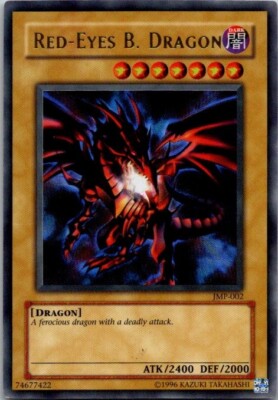 Red-Eyes B. Dragon JMP-002 Shonen Jump Magazine Promos Unlimited Yugioh MP-image