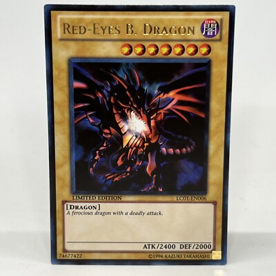 2010 Yu-GI-Oh Legendary Collection Red-Eyes B. Dragon LC01-EN006 #3-image