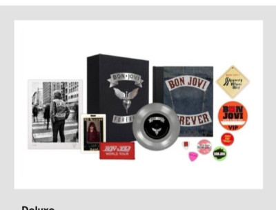 Bon Jovi FOREVER 40th Anniversary 350 DELUXE Book NEW SEALED OFFICIAL Release UK-image