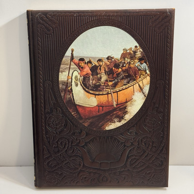 1977 THE OLD WEST Vol 18: THE CANADIANS Time-Life Books Series Set FAUX LEATHER-image