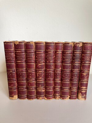 Victorian Book set The Poetical Works of Sir Walter Scott, 1857-image