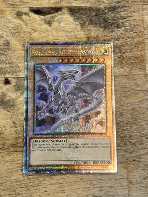Blue-Eyes White Dragon (Quarter Century Secret Rare) - Quarter Century Stampede-image
