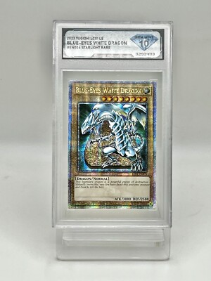 BLUE-EYES WHITE DRAGON LC01-EN004 Quarter Century YUGIOH Rare DSG 10 PSA CGC-image