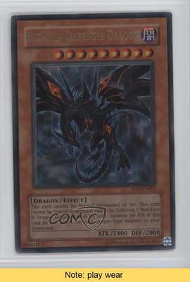 Red-Eyes Darkness Dragon Unlimited YuGiOh 's Roar Structure Deck #SD1-EN001 2i2-image