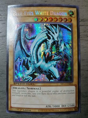 Blue-Eyes White Dragon (PSR) SBC2-ENB02 Speed Duel: Battle City Finals 1st...-image